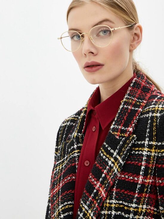 Gucci GG0607OK 001 Round Eyeglasses - Gold 50mm main image 5